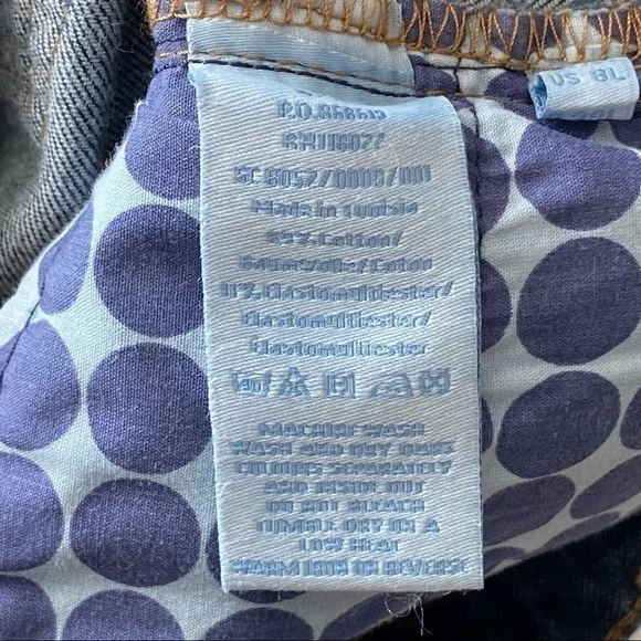 Boden Blue Denim Skinny Ankle Skimmer Mid-Rise Jeans, size 8L - Picture 10 of 15